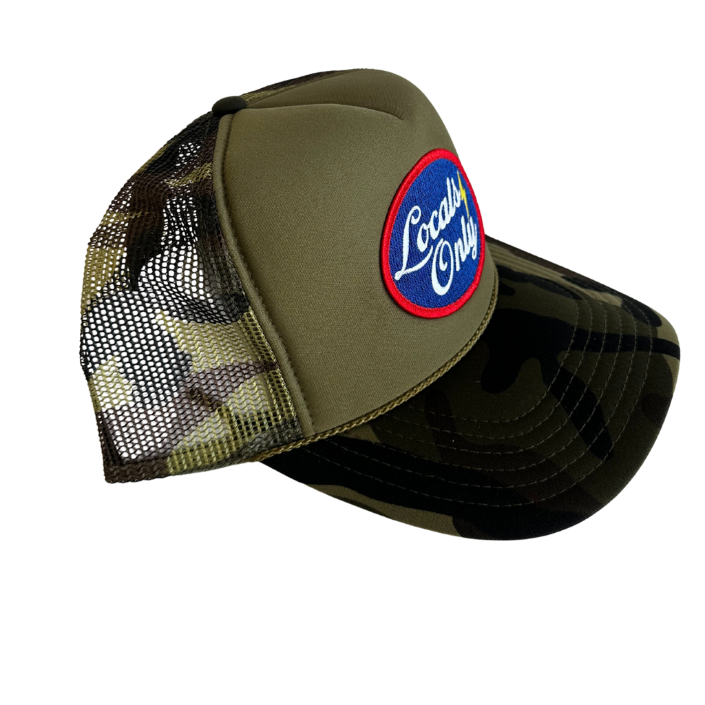 Locals Only Oval Patch Trucker Hat