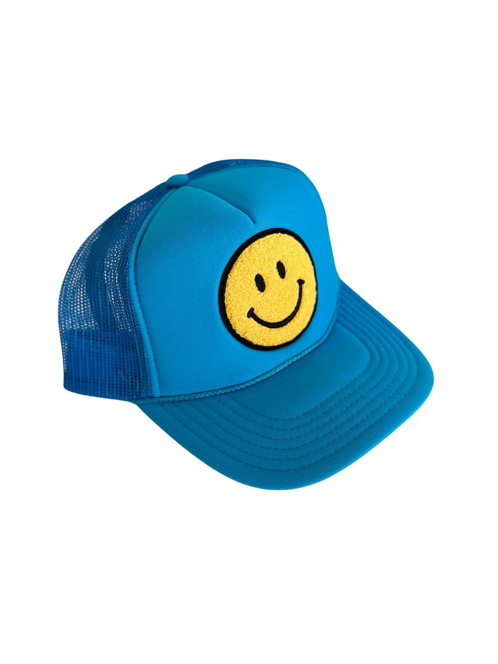 Local Beach Smiley Patch Trucker Hat